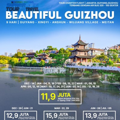 Beautiful Guizhou 09 Hari / 07 Malam 